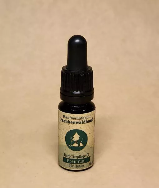 Hanf Tierpflege Öl 5 - Für Hunde - 10ml